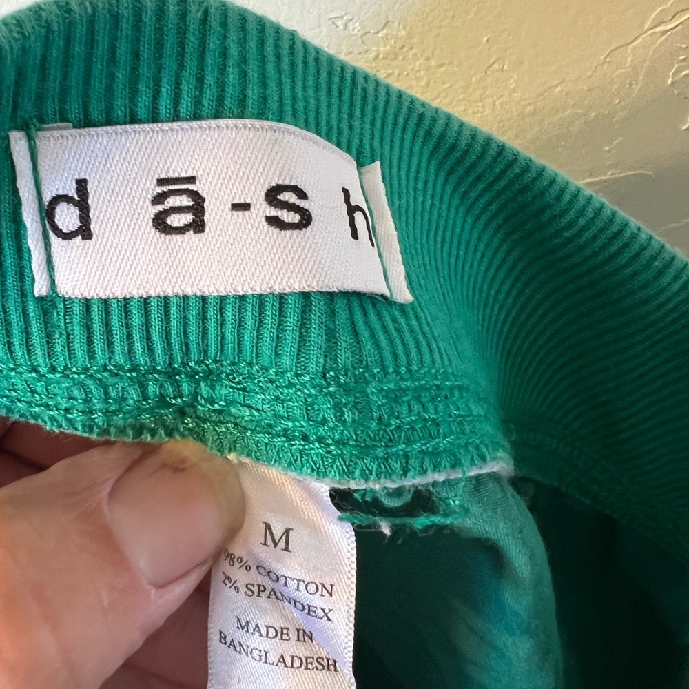 Green Button-Front Women's Skort - Picture 4 of 5